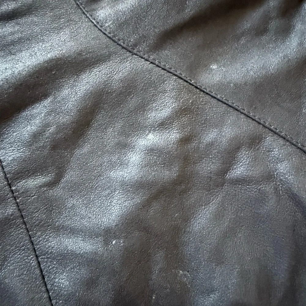 Vince moto leather jacket. Good used condition. - Picture 5 of 8
